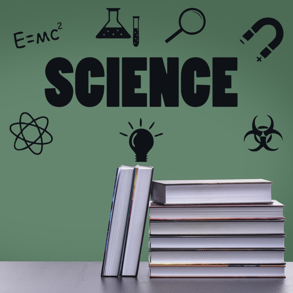 Science Logos Classroom School Wall Sticker | Icon Wall Stickers